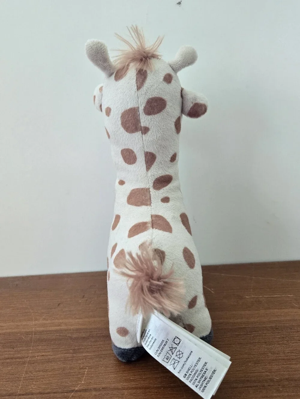 H&M Home Plush Giraffe Stuffed Animal Baby Nursery Stitched Eyes Safari